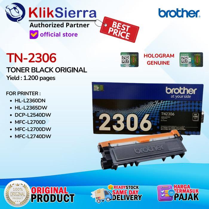 BROTHER Toner TN-2306 | TN2306 Black Original