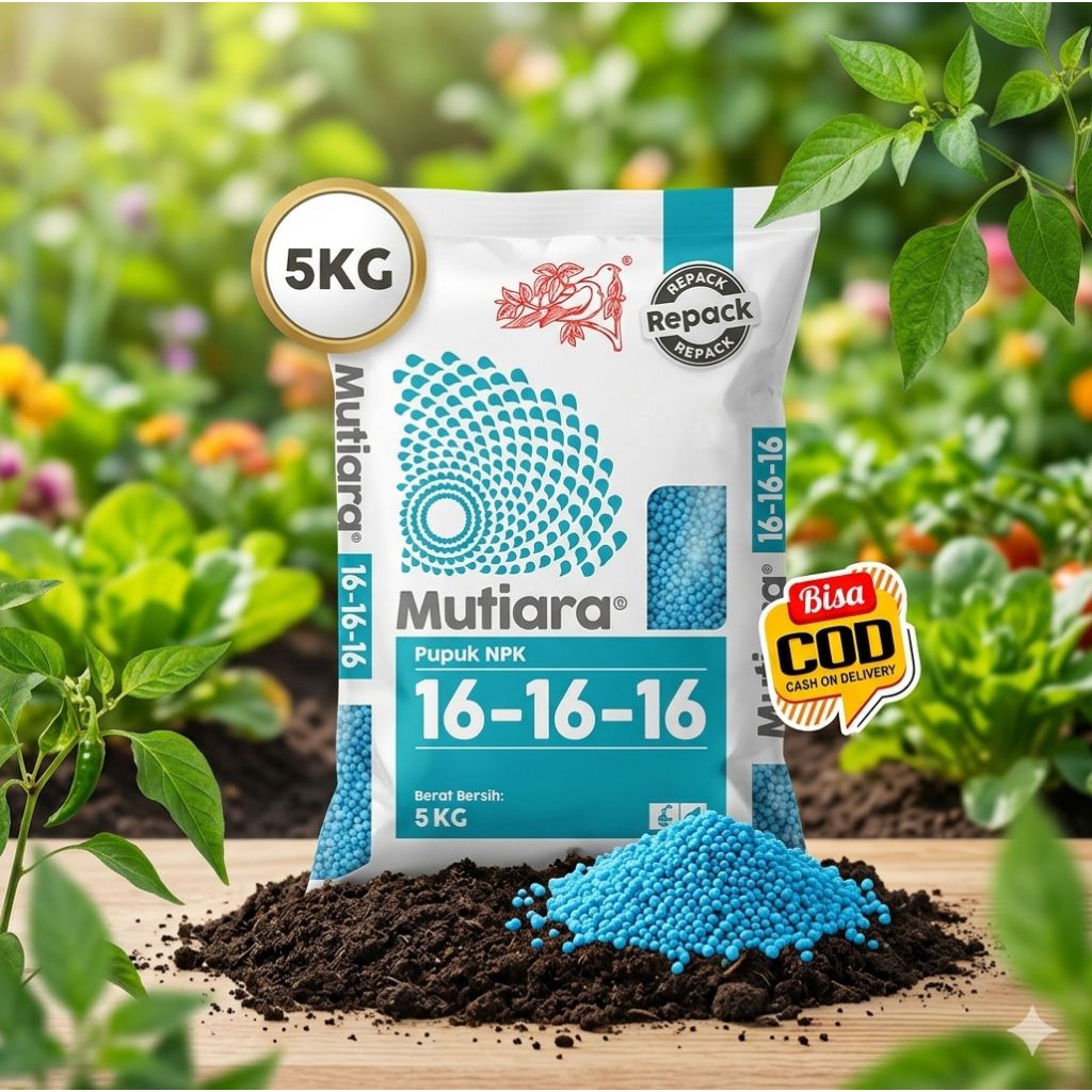 NPK Mutiara NPK 16 16 16 (REEPACK) 5 KG
