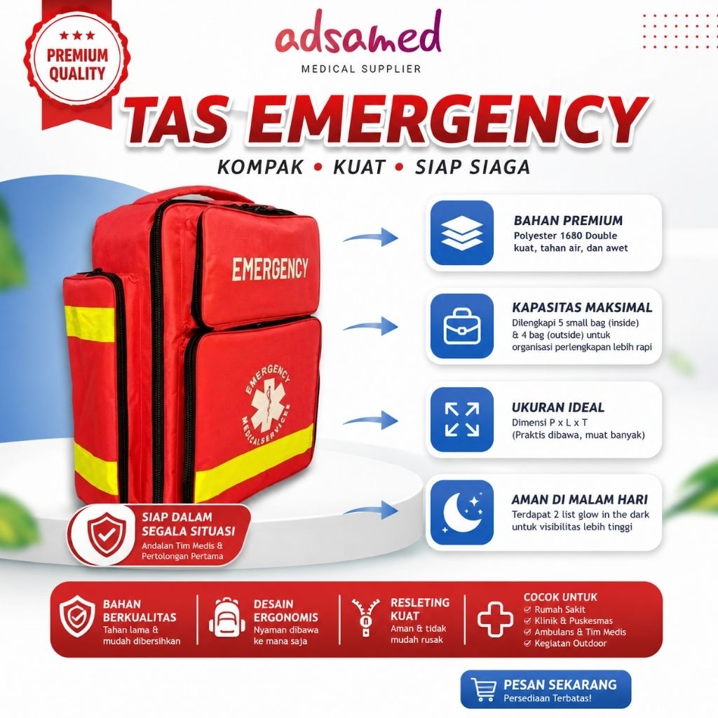 Tas P3K Emergency Kit / Ransel p3k kit