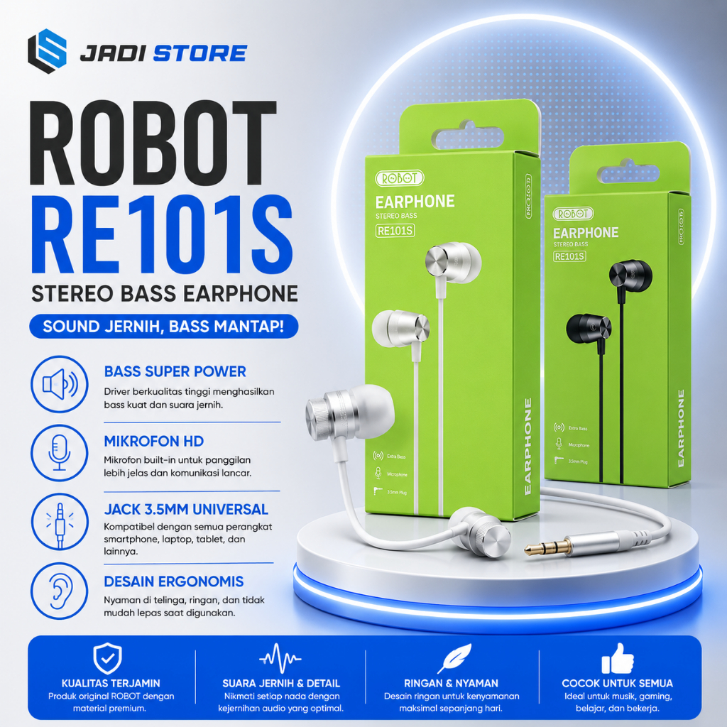 ROBOT Headset Robot Headset Robot Bass Headset Robot RE101S Bass Headset Robot RE101S Earphone Super
