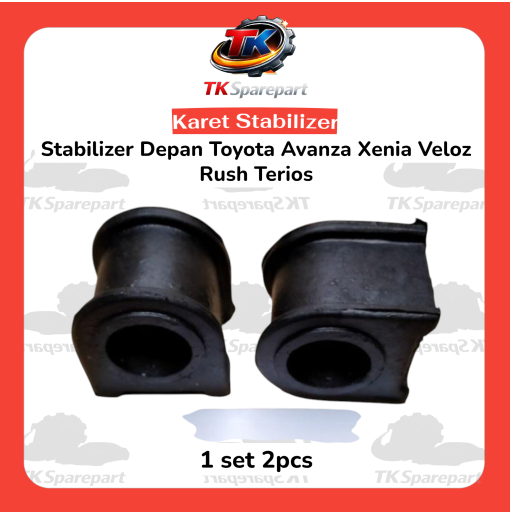 (Satuan/1pcs) KARET STABIL ROTI DEPAN Mobil AVANZA XENIA RUSH TERIOS Stabilizer Depan Avanza 2005-20