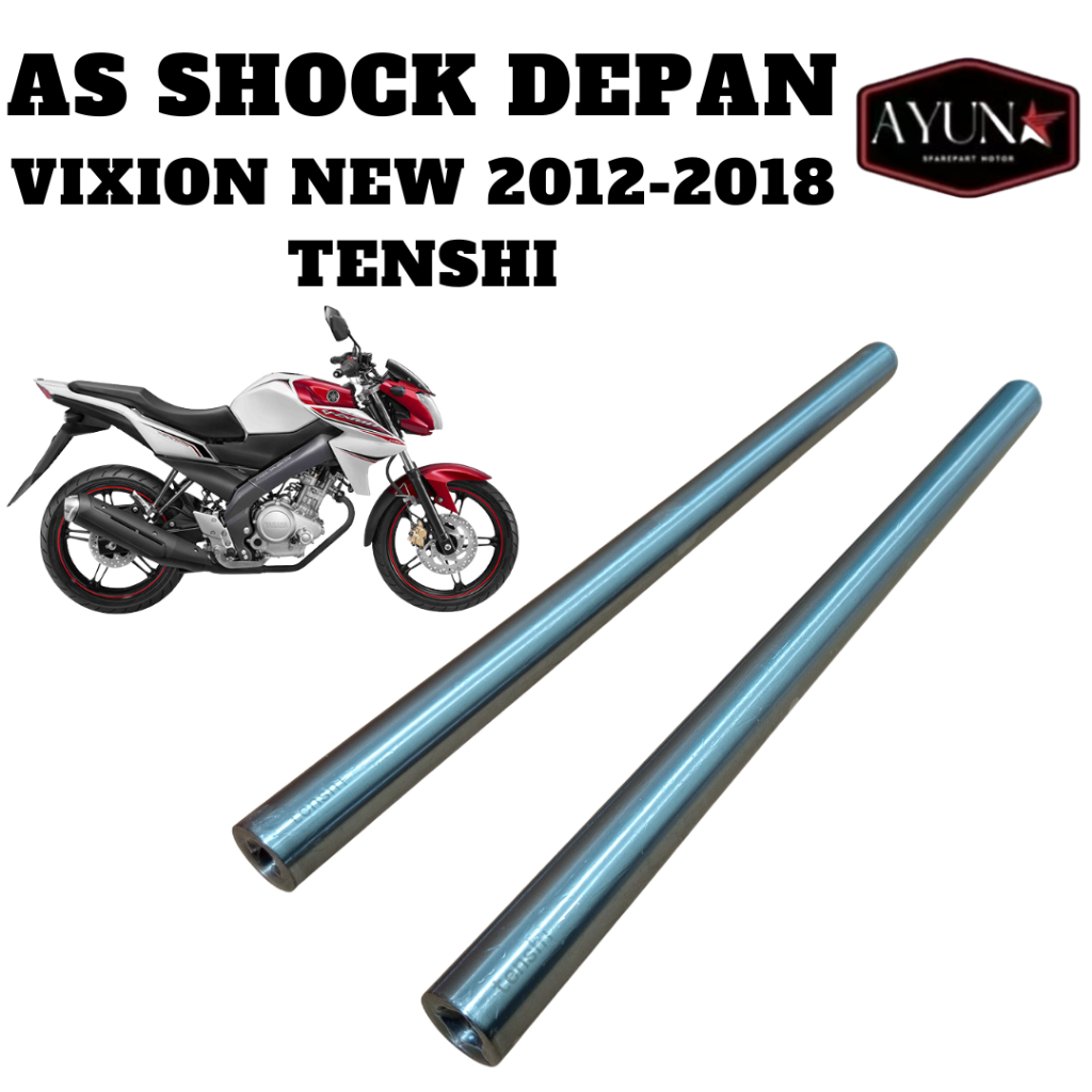 As Shock Depan Vixion New 2012-2018 Pipa Garpu Depan Vixion New NVL R15 V2 2014-2018 1PA Merk Tenshi