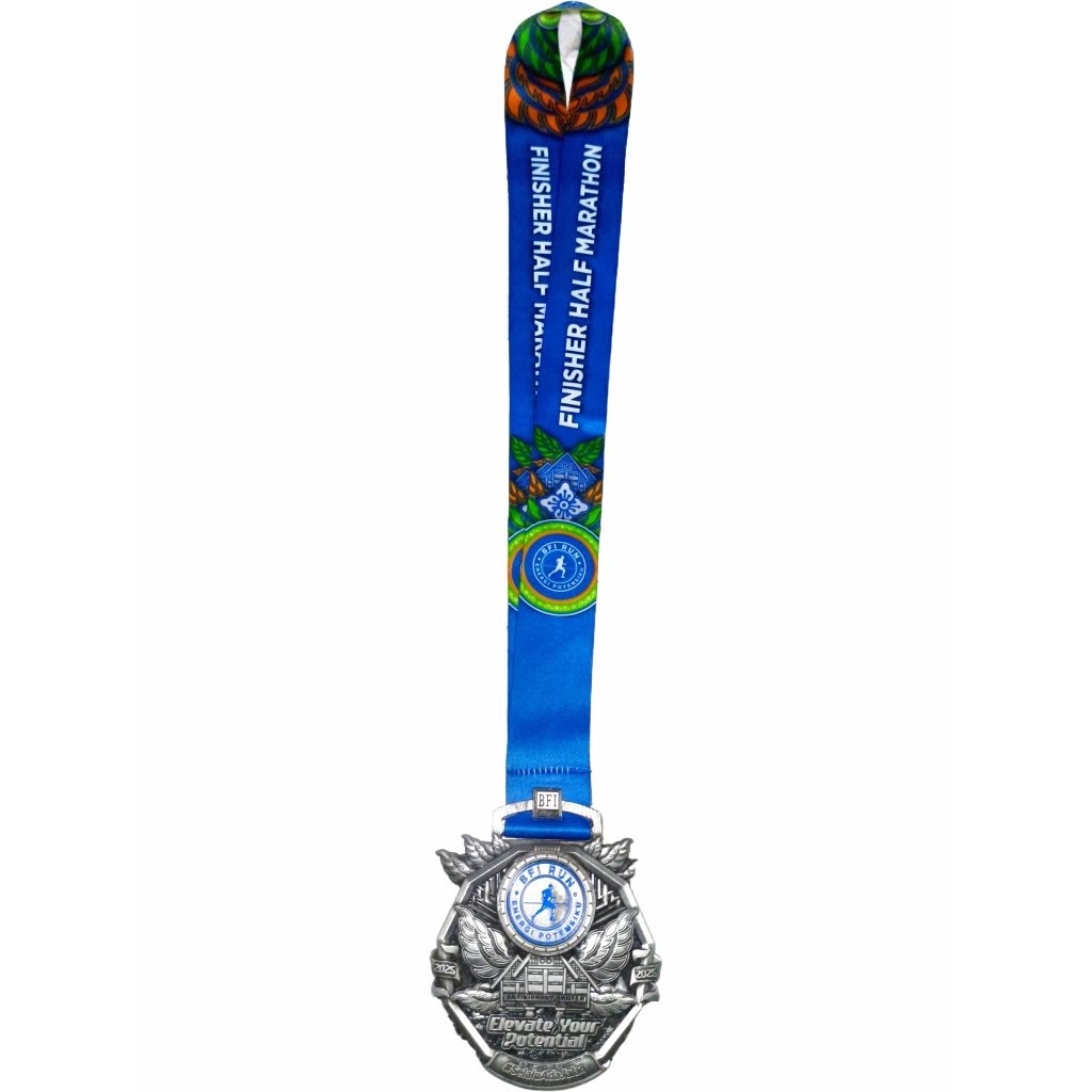 Medali Finisher Running Event Lari BFI Run 2025 - HM Half Marathon 21K