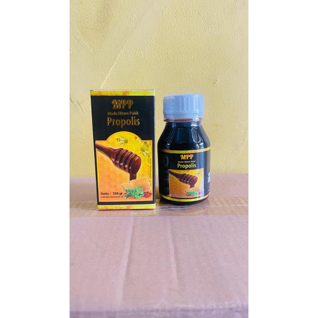 Madu Hitam Pahit Propolis MPP Mujarob Menjaga Daya Tahan Tubuh & Diabetes 350 gr