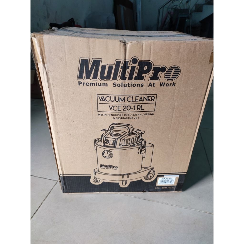 Multipro vce20-1 RL vacuum cleaner wet and dry penghisap debu ekstraktor VCE 20-1