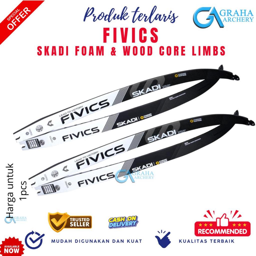 FIVICS LIMBS SKADI FOAM CARBON | LIMBS BUSUR PANAHAN RECURVE / BAREBOW PRESTASI LIMBS HIGH END | ALA