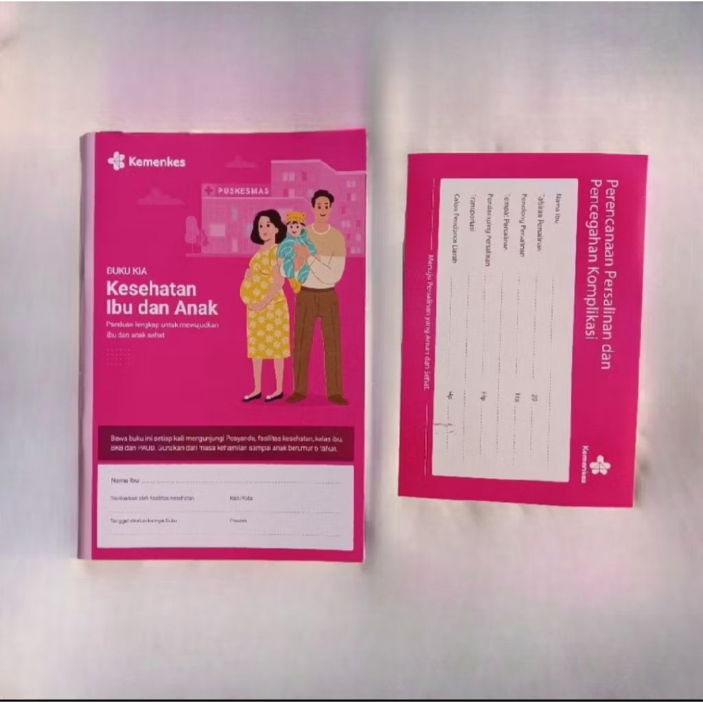 Buku KIA/ Buku pink Buku Kesehatan Ibu Dan Anak