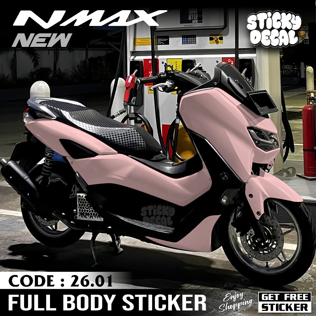 Terbaru Decal Sticker Full Body Motor Yamaha Nmax New Tahun 2020 2021 2022 2023 2024 Sticker Full Bo