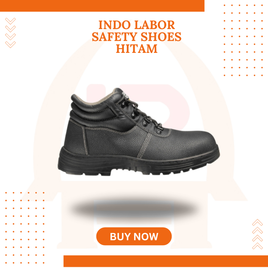 SEPATU / SHOES SAFETY JOGGER INDO LABOR S3 - HITAM