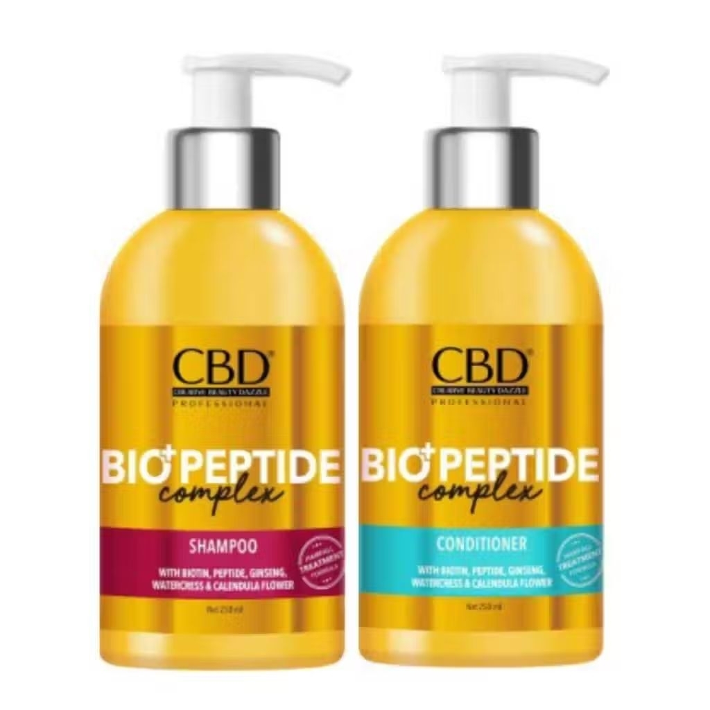CBD Bio+ Peptide Complex Shampoo dan Conditioner Rambut Rontok 250 ml