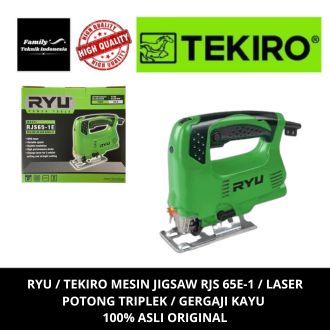 ryu / tekiro Mesin Jigsaw RJS 65E-1 / LASER Potong Triplek / Gergaji Kayu  100% Asli original