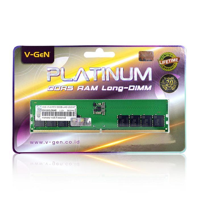RAM DDR5 V-GeN Platinum Rescue 8GB 16GB 32GB PC44800/5600Mhz LongDimm Memory PC VGEN