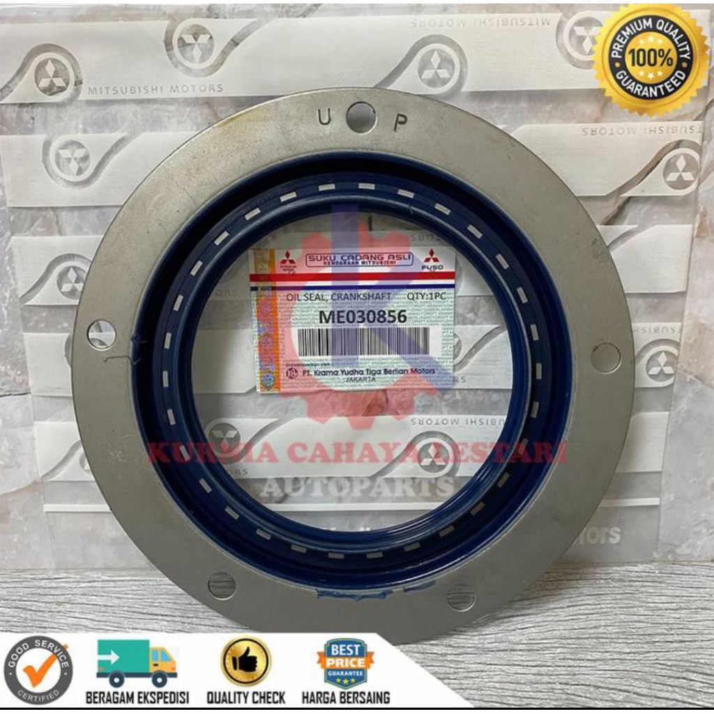 oil seal crankshaft - seal kruk as belakang 6d15 6d16 ps190 me030856 original