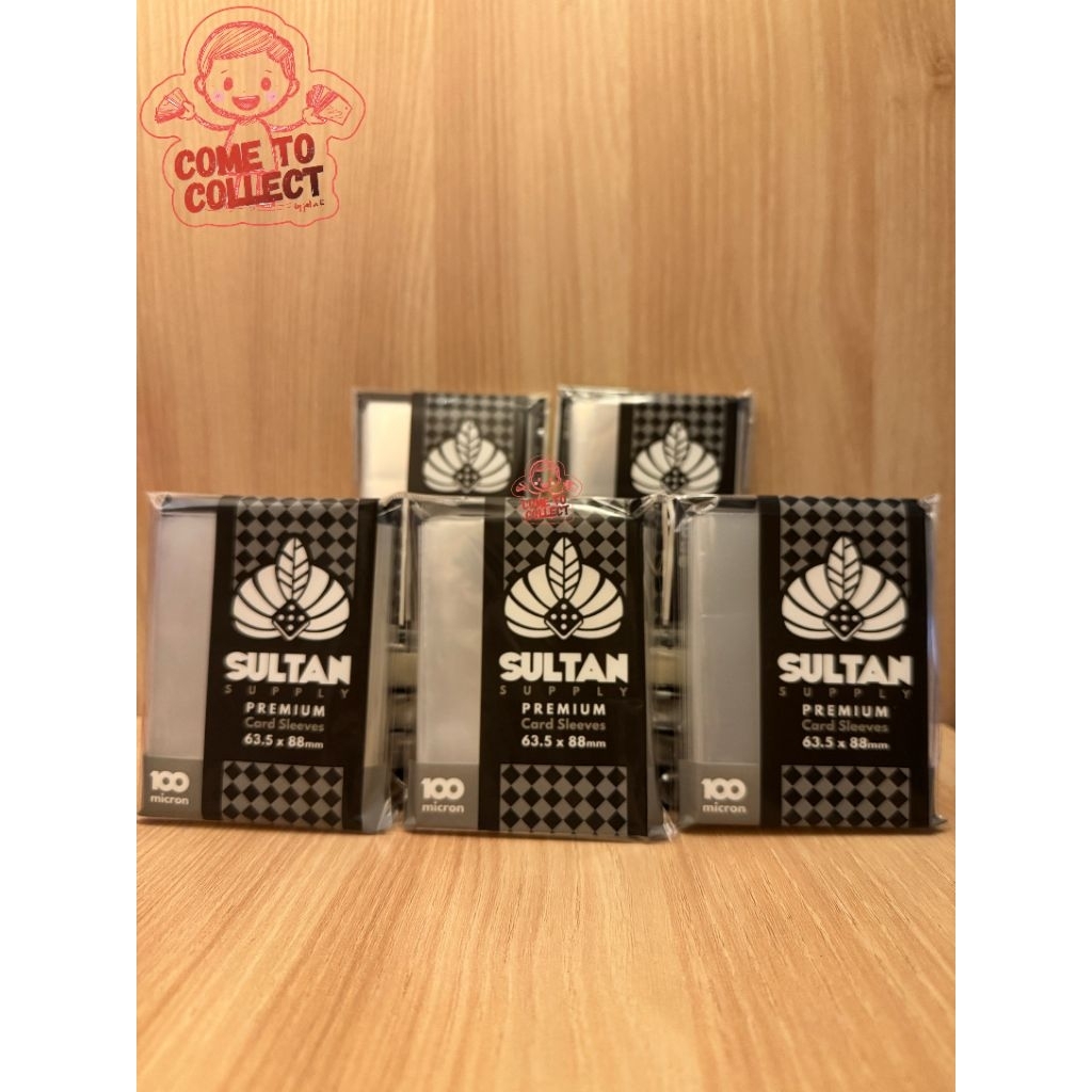 Inner Sleeve Card Sultan Onyx 63.5 x 88 mm, 100 Micron, Premium, 50 pcs