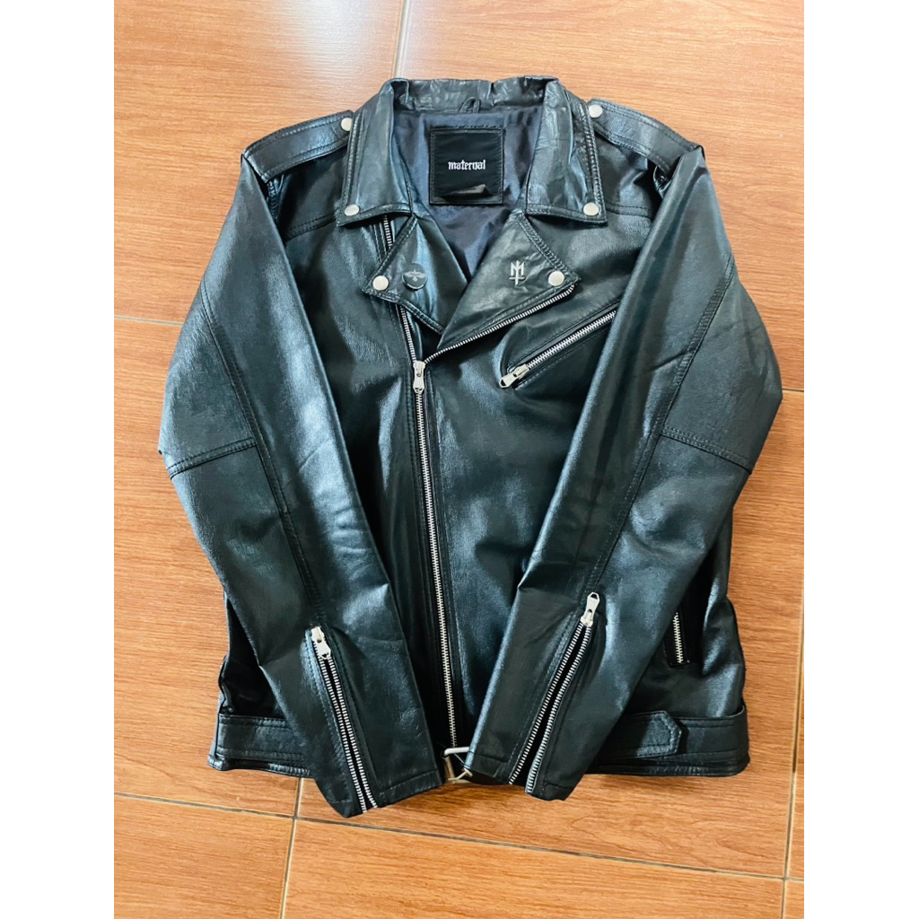 Preloved Jaket Kulit Maternal Disaster Thorium Black - L second