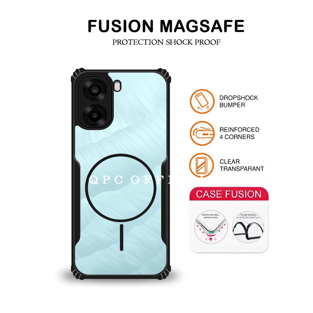 Case Oppo A6X Oppo A6T Oppo A6T Pro Oppo A6 Pro Case Armor Shockproof Magsafe Fusion Case Oppo A6X O