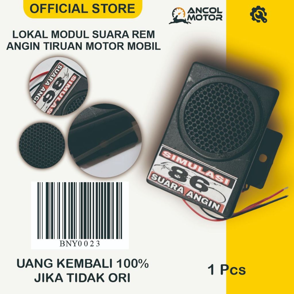 Modul Simulasi Suara Rem Angin Tiruan Motor Mobil Universal Guk Guk Spok Spok