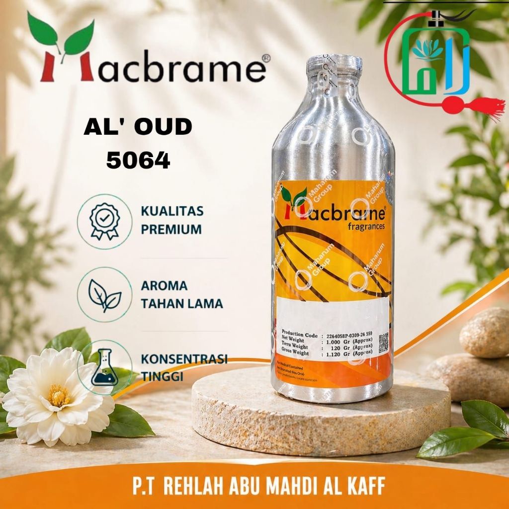 AL 'OUD BY MACBRAME. KEMASAN SEGEL 1 KG ORI PABRIK SEARAH ARABIAN AL OUD SIGNATURE