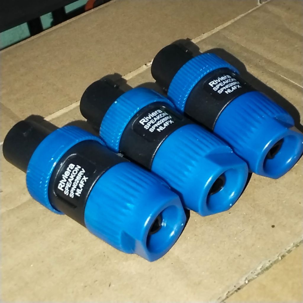 Jack Speakon Speaker/ Jack Speakon Male Biru
