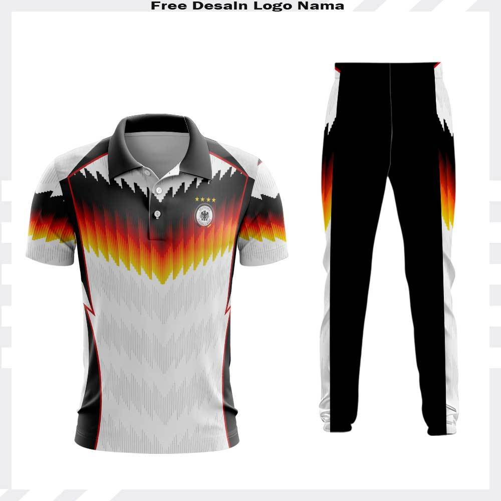Baju Kaos Polo Jersey Suporter Jerman Pildun 2026 Germany Fullprint