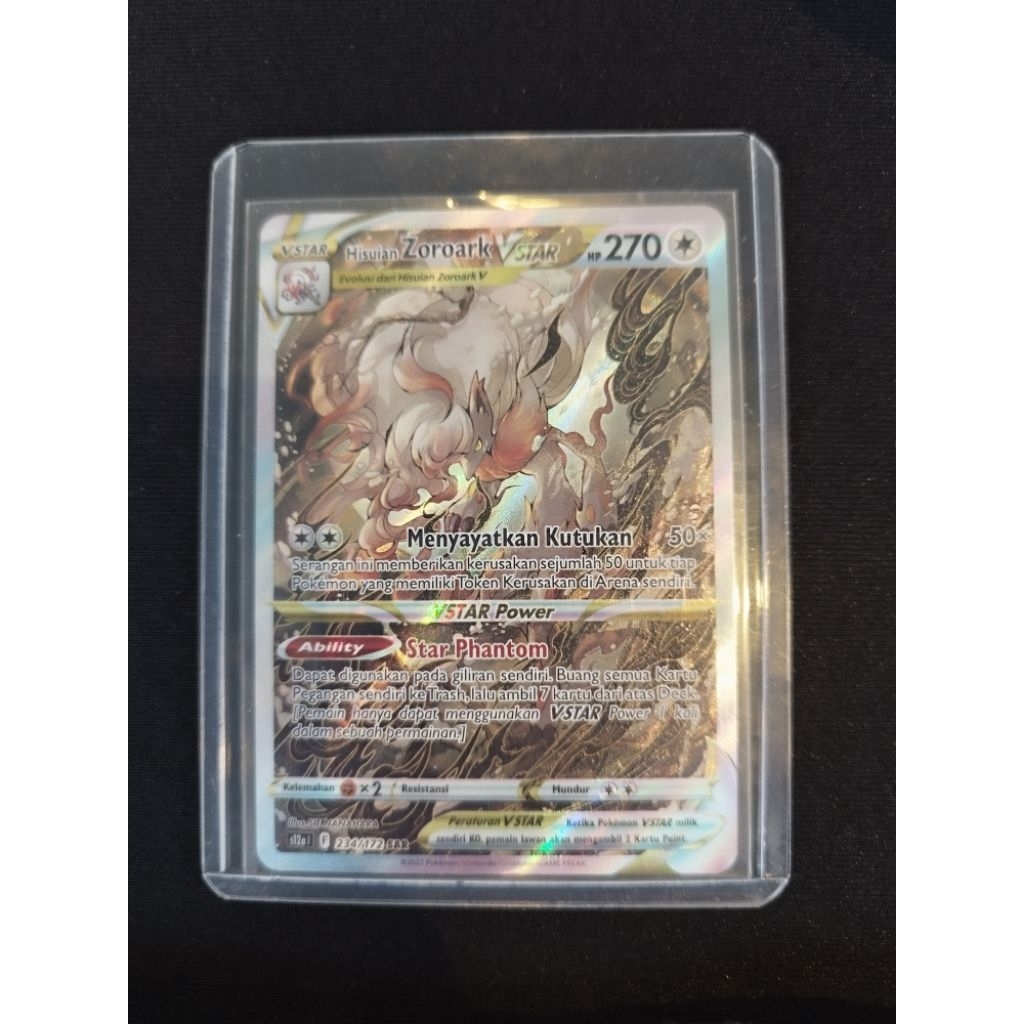 Hisuian Zoroark SAR VSTAR s12a Indonesia Kartu Pokemon TCG