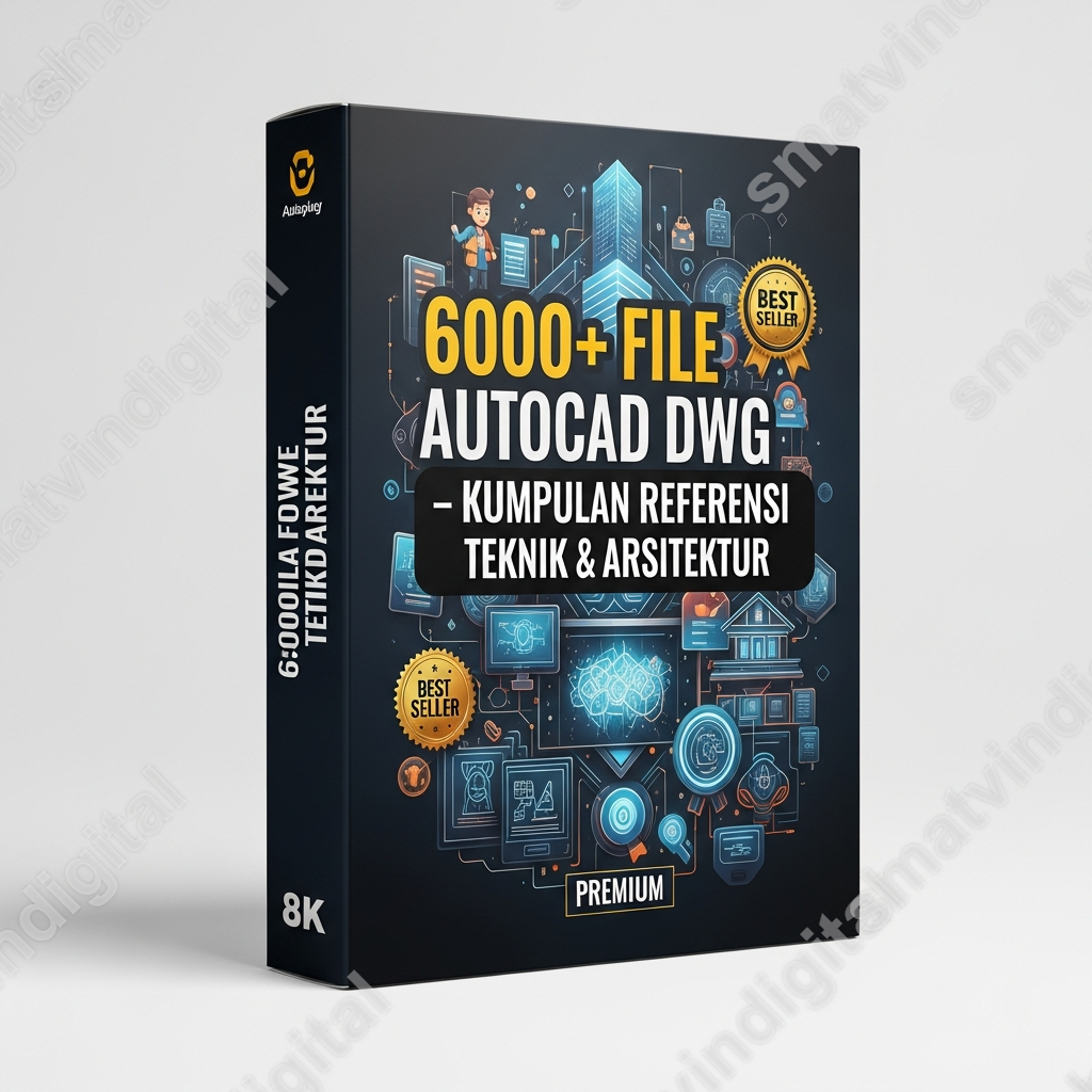 6000+ File AutoCAD DWG – Kumpulan Referensi Teknik & Arsitektur