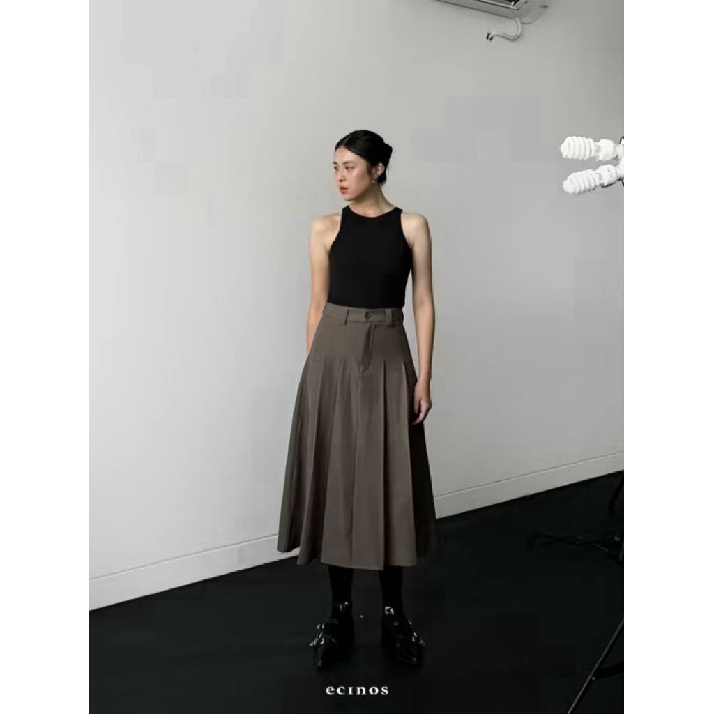 PRELOVED ECINOS CENTURIES PLEATED SKIRT SIZE L | Preloved Ecinos | Rok wanita | Skirt Ecinos