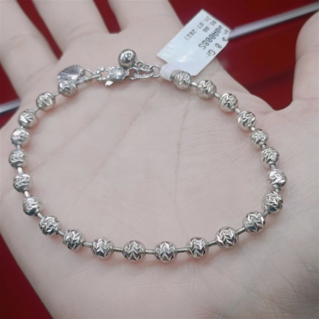 gelang mas tua 17k 750 gelang mas putih dengan model terbaru Newborn