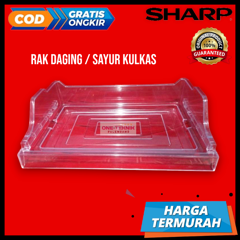 RAK DAGING/RAK IKAN/RAK BAWAH FREEZER KULKAS SHARP 2 PINTU SJ 316 SJ 326 100% ORIGINAL
