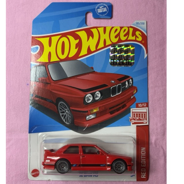 HOTWHEELS RED EDITION 92 BMW M3 FS