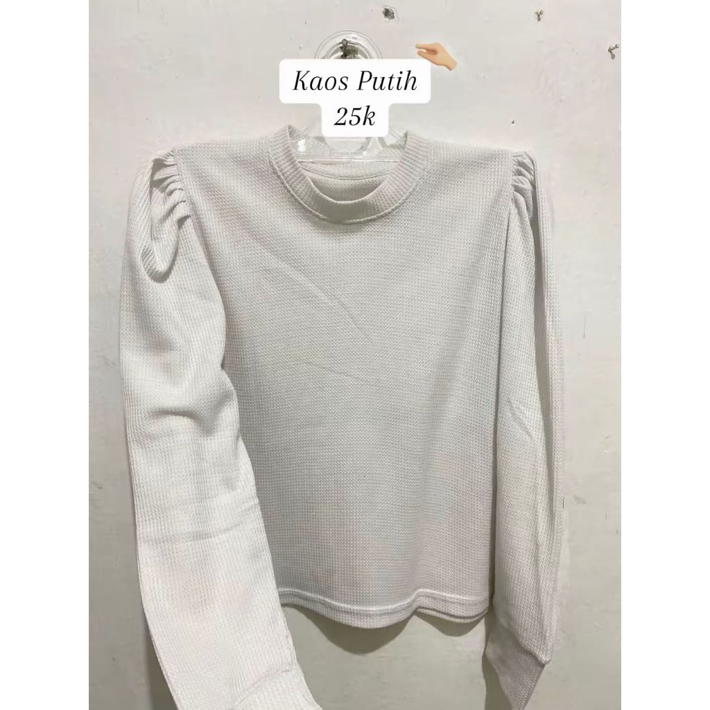 PRELOVED BLOUSE PUTIH POLOS