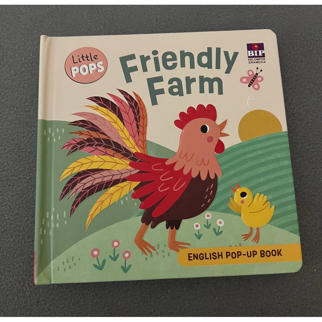 PRELOVED Pop-Up Book / Buku Anak “LITTLE POPS: Friendly Farm” by Bhuana Ilmu populer
