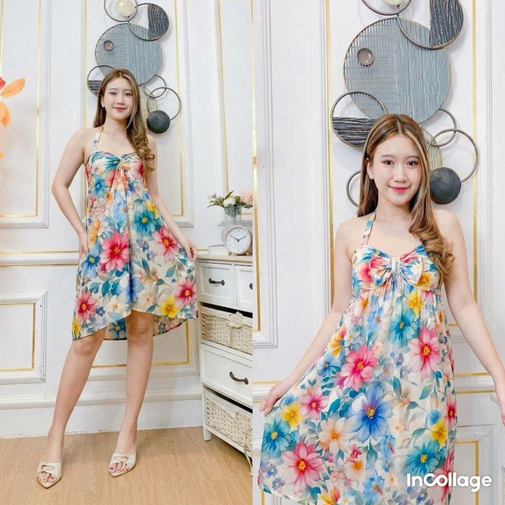 daster imelda/dress imelda/tali leher/daster anti pelakor/dastersexy/pendek/daster bali/katun rayon