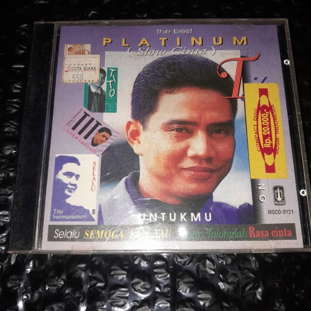 cd tito soemarsono the best platinum (slow cinta)
