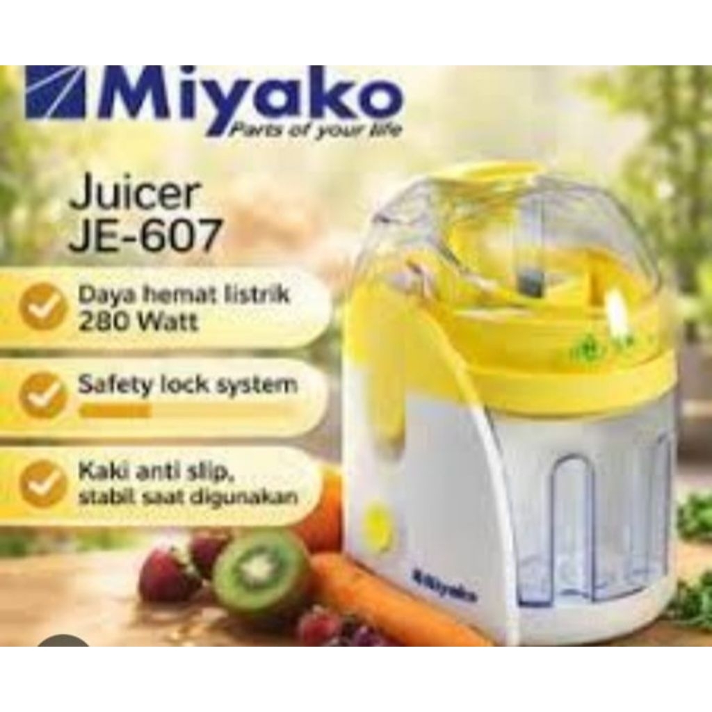 juice extractor  miyako pengejusje 607280 wattmerk miyako Barang baru