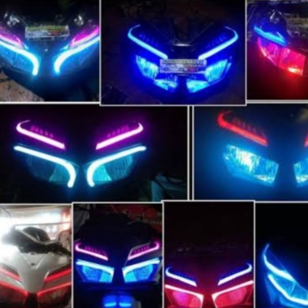 Lampu motor Lampu depan LED variasi