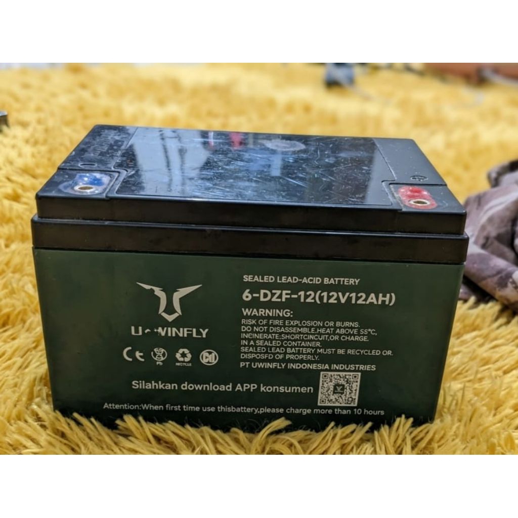 BATERAI SEPEDA LISTRIK UWINFLY ORIGINAL COPOTAN