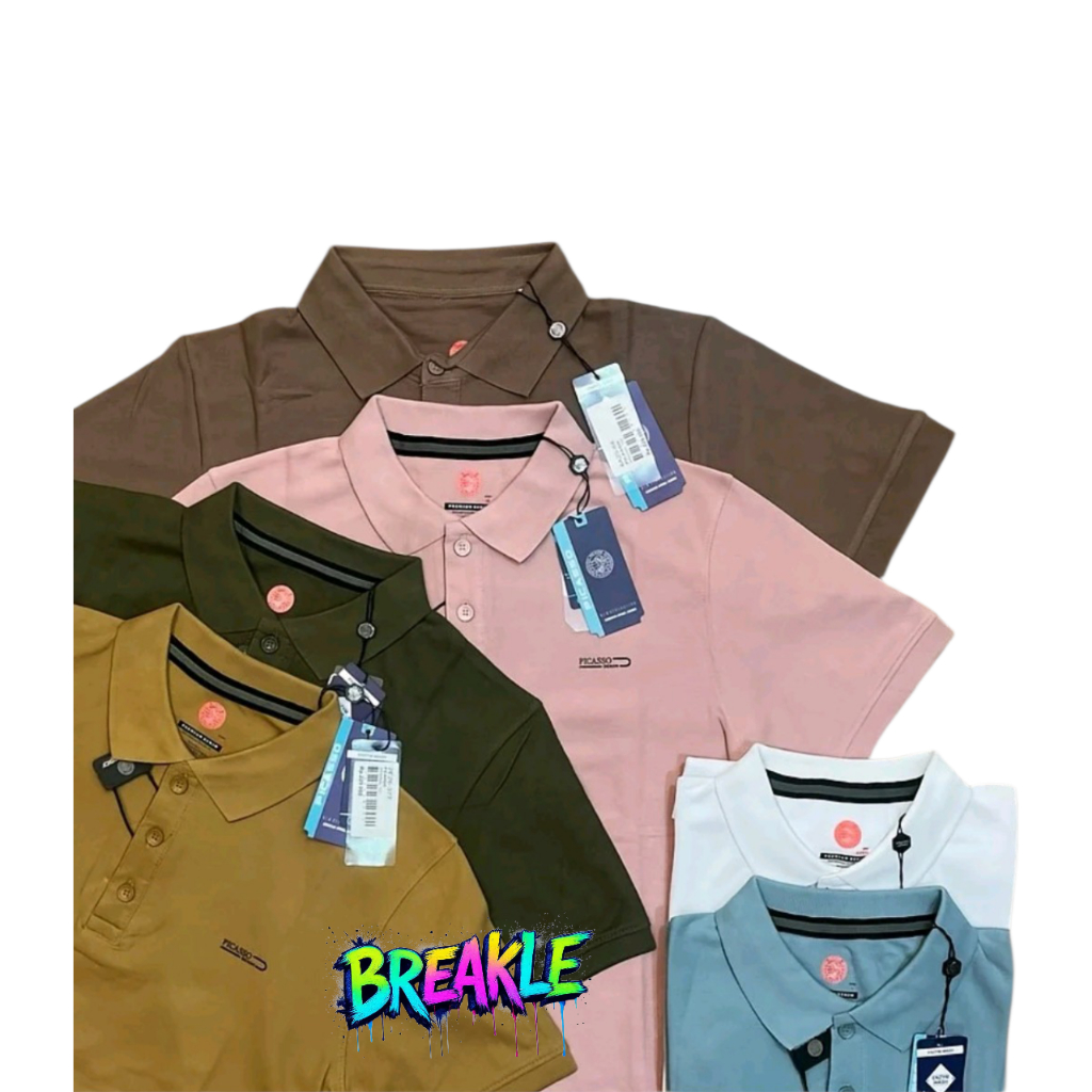 Baju Kaos Kerah Polo Pria PICASSO Original 100%