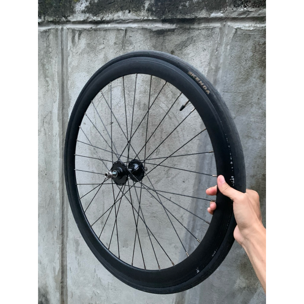 wheelset depan fixie araya ks40 hub ardently