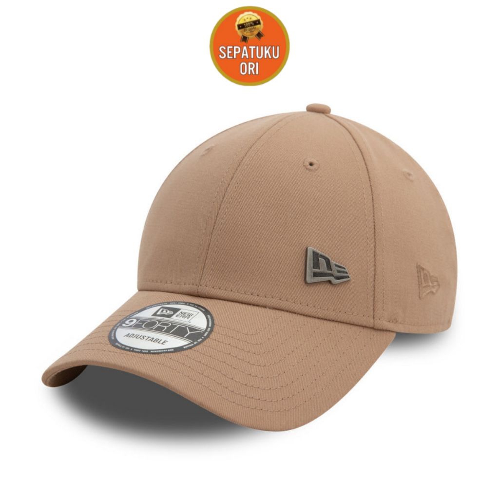 TOPI UNISEX NEW ERA 9FORTY PIN BROWN OSFM NEW ORI BNIB