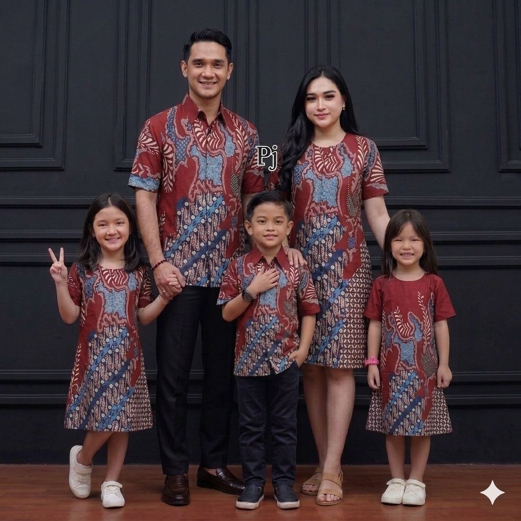 baju couple keluarga dress seragam natal merah terlaris