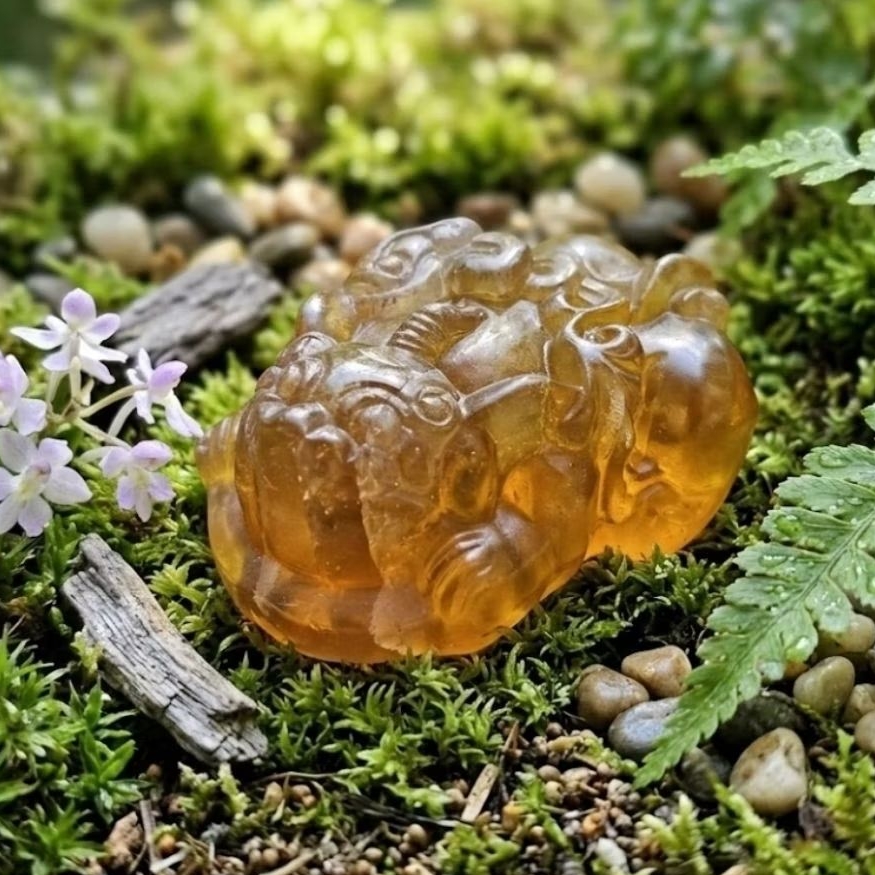 Fluorite Pixu Crystal Carving