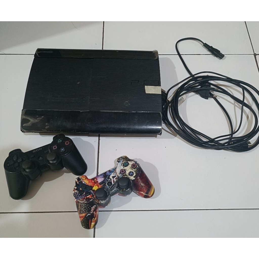 PS3 Super Slim 320GB Normal Bekas Serpis Reball RSX