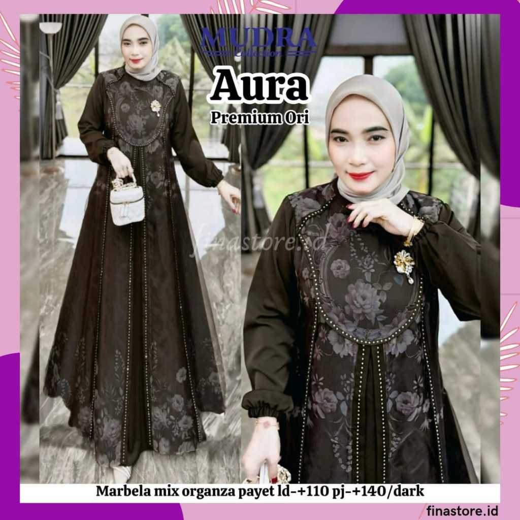 Gamis Mudra Collection / Gamis Terbaru / Gamis Wanita / Gamis Premium / Gamis Pesta / One Set / Sete