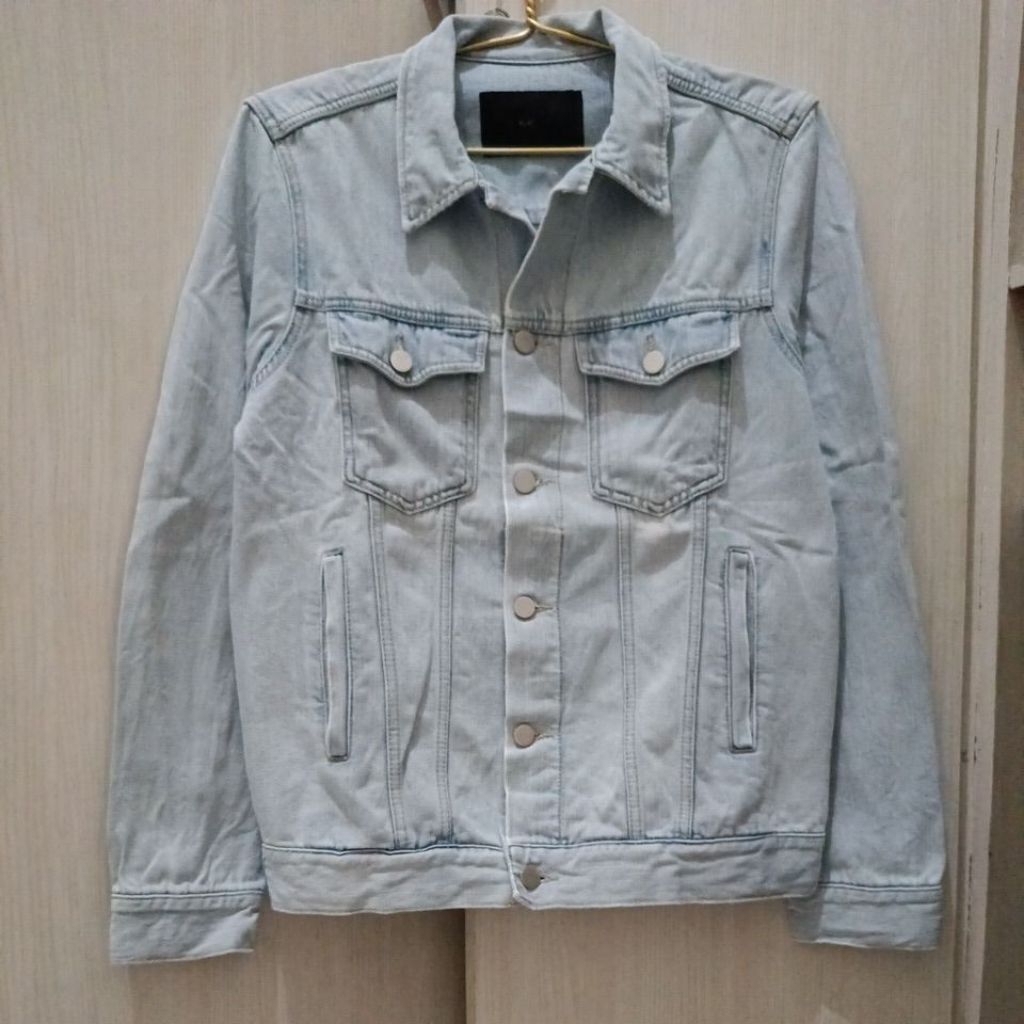 PLAC - Jaket Jeans Cowok Korea / Denim Pria Keren