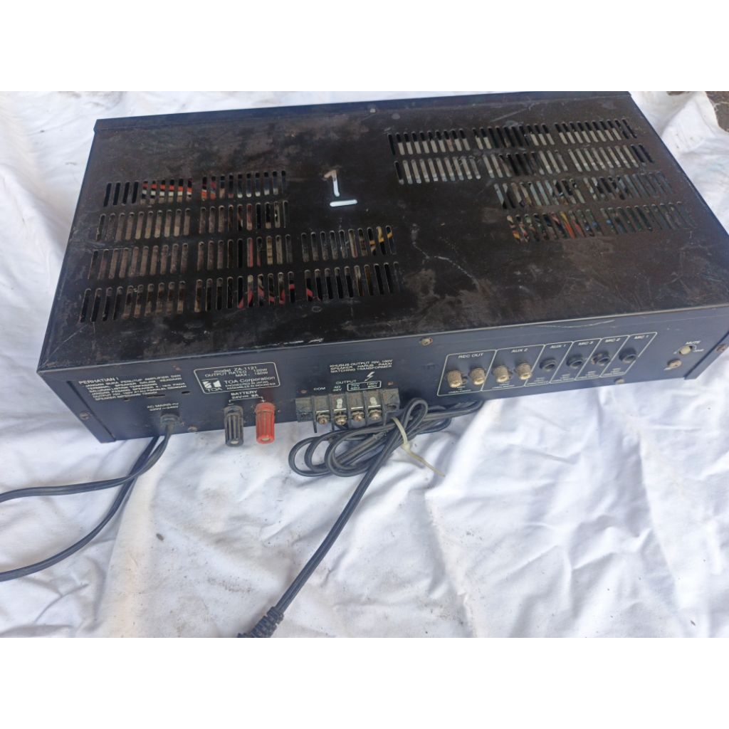 AMPLIFER TOA PA MODEL ZA-1121a 180w
