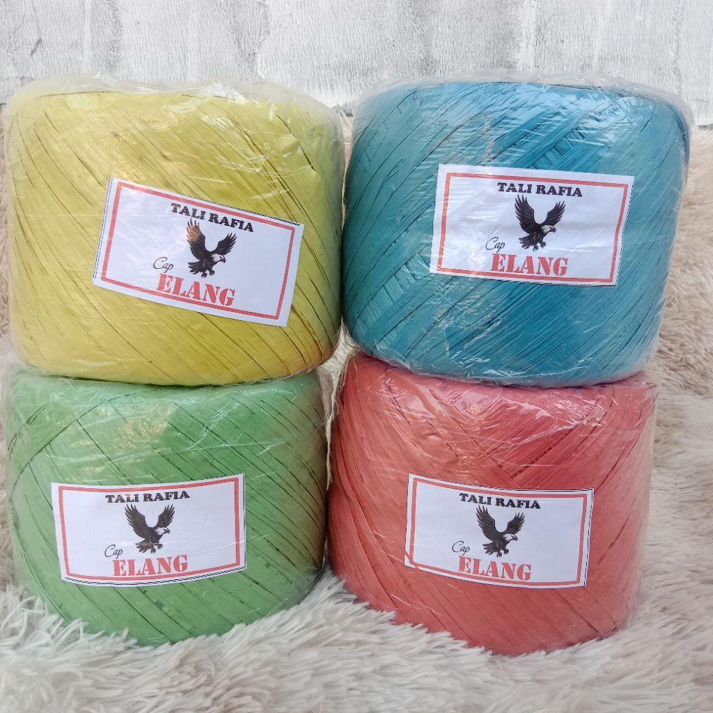 Tali rafia 1kg, tali rafia warna