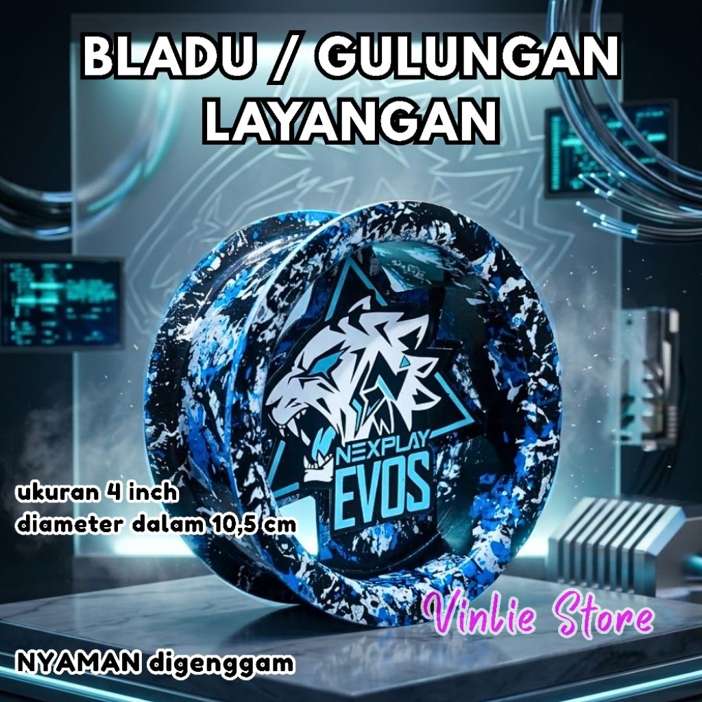 Bladu Layangan Motif Unik Marbling – Gulungan Benang Layangan Bladu Kenur Evos Golongan Racing Bladu