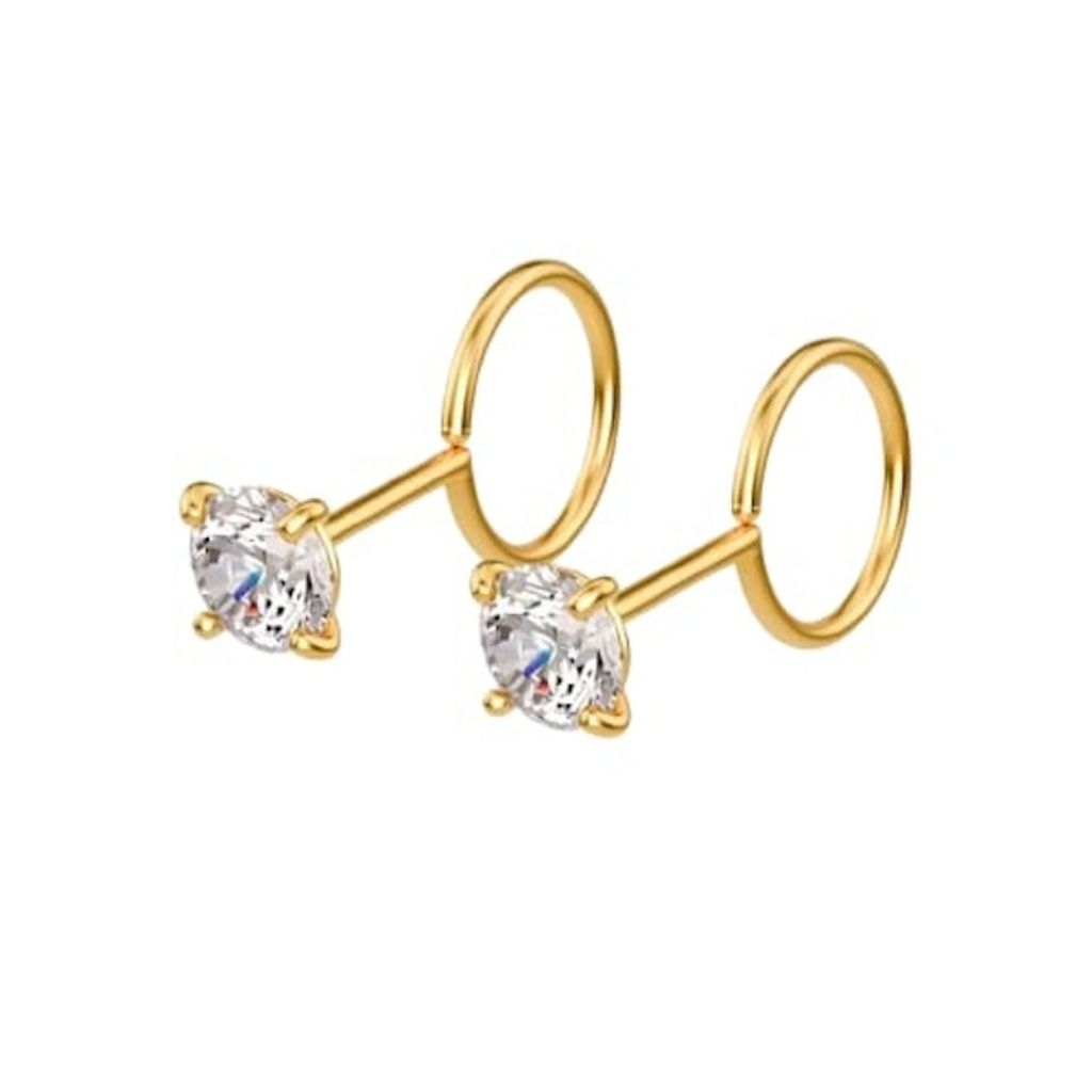 55. anting anak emas toge permata