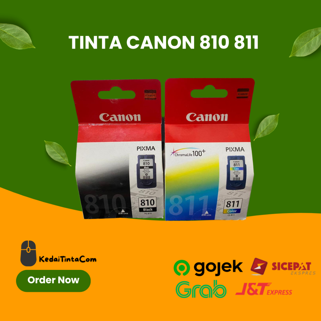 Tinta Canon 810 & 811 Black & Color 100% Original